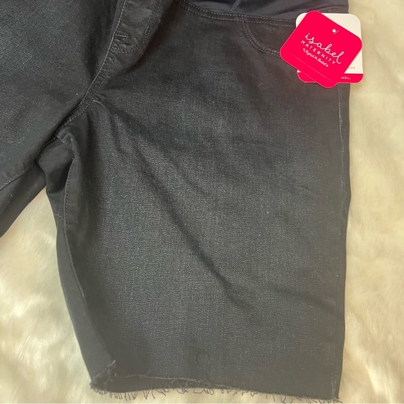 Over Belly Bermuda Maternity Jean Shorts -Isabel Maternity by Ingrid & Isabel 16 - Picture 9 of 17